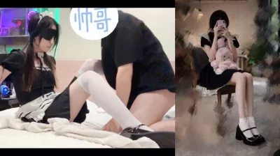[原创]172白丝女仆母狗，被我破处后第一次坐我上面