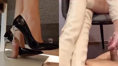台湾乔主三双鞋子调教凉鞋交马眼靴交手责弄三波